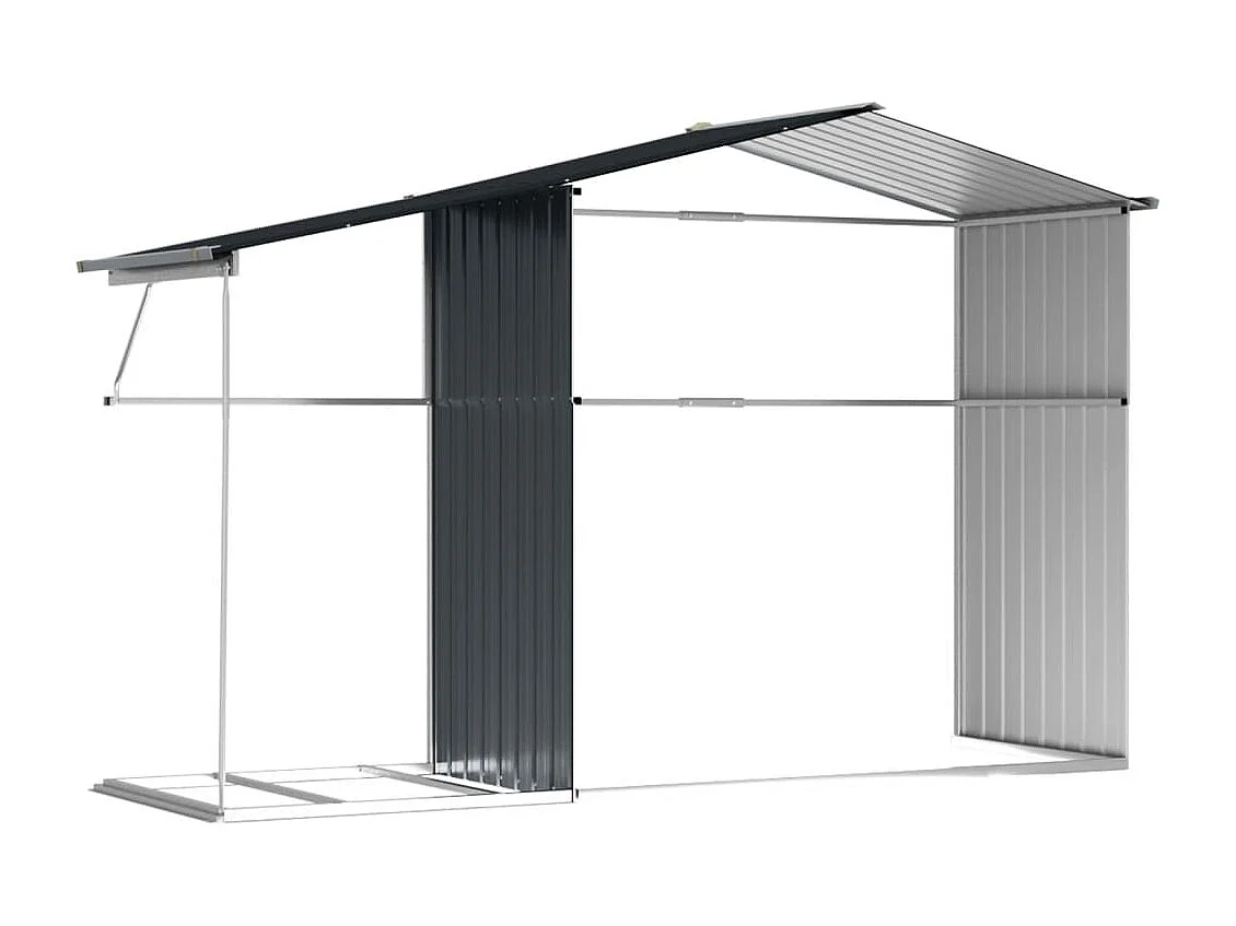 Lakeville  Abri de jardin anthracite 277x192,5x179 cm acier galvanisé