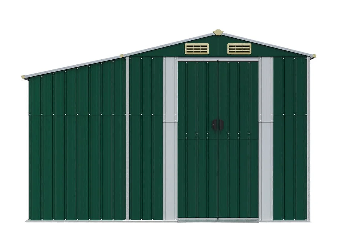 Lakeville  Abri de jardin vert 277x279x179 cm acier galvanisé