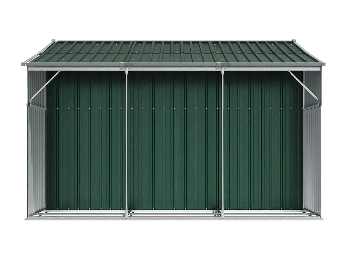 Lakeville  Abri de jardin vert 277x279x179 cm acier galvanisé