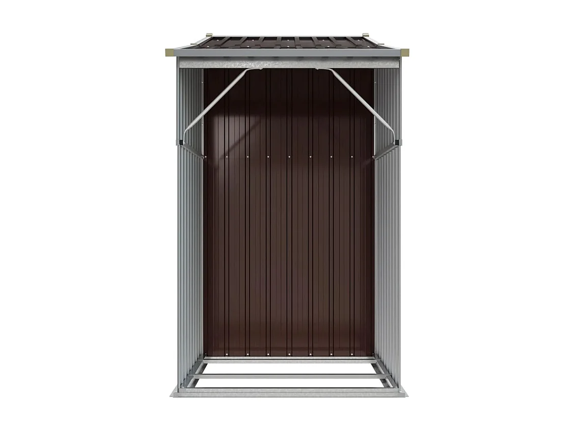 Lakeville  Abri de jardin marron 277x93x179 cm acier galvanisé