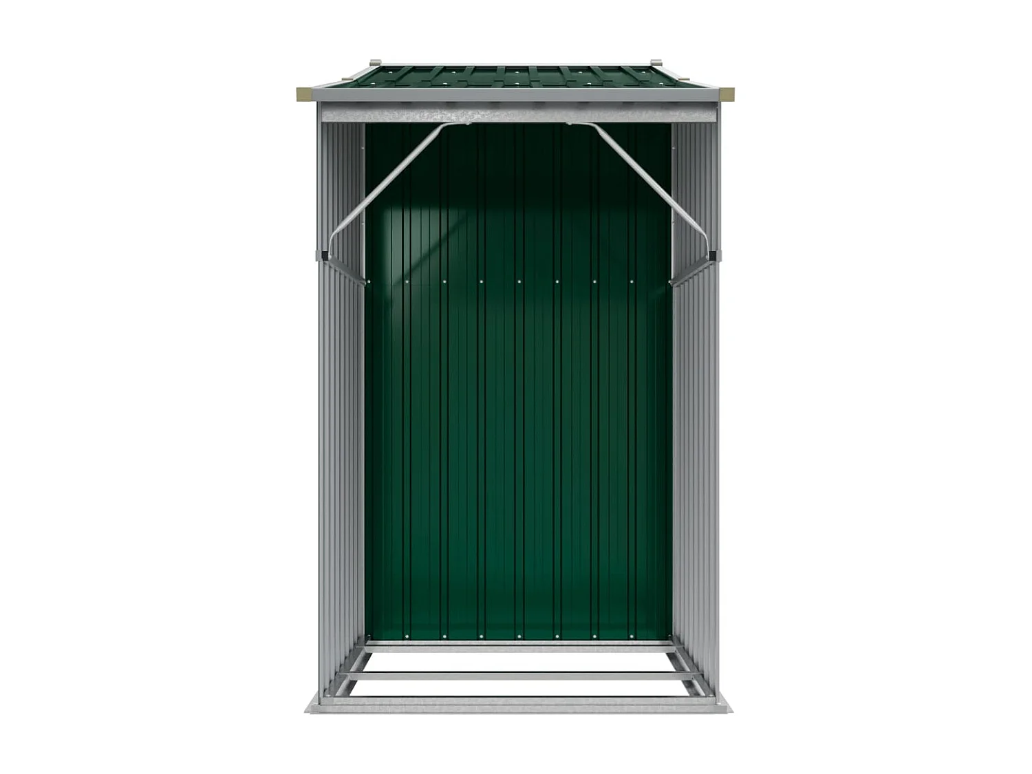 Lakeville  Abri de jardin vert 277x93x179 cm acier galvanisé