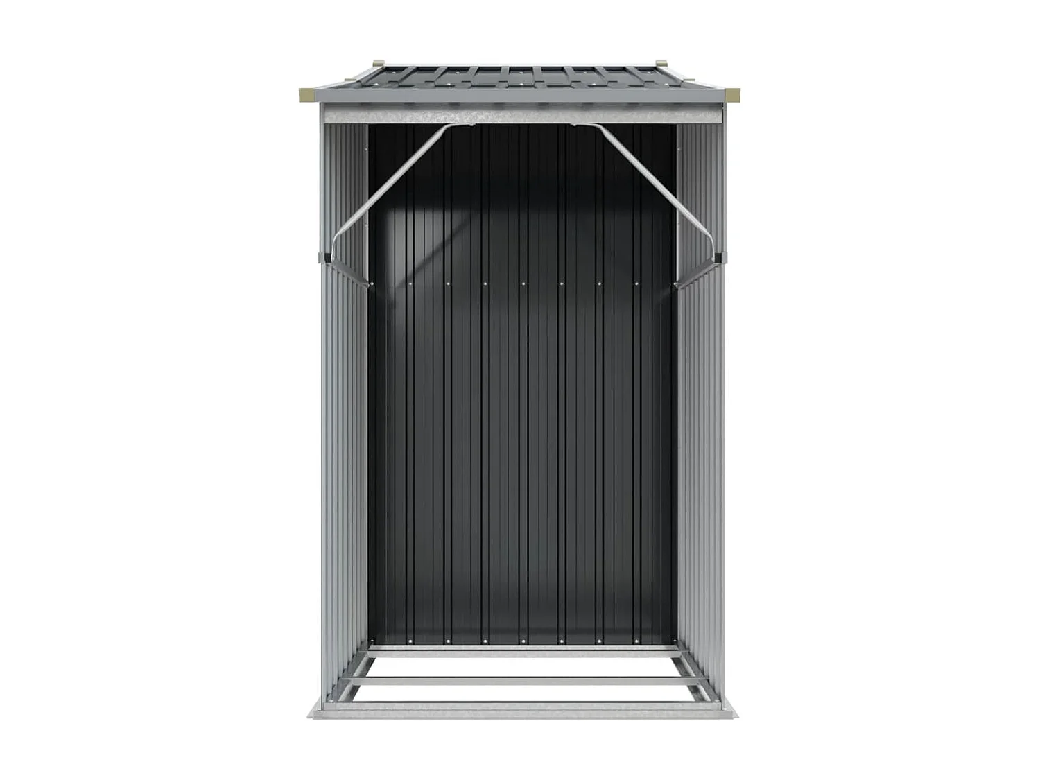 Lakeville  Abri de jardin anthracite 277x93x179 cm acier galvanisé