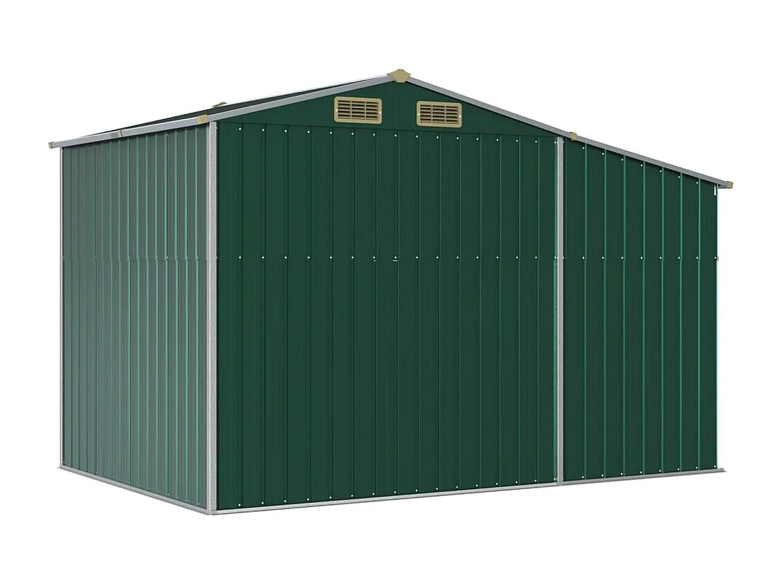 Lakeville  Abri de jardin vert 277x192,5x179 cm acier galvanisé