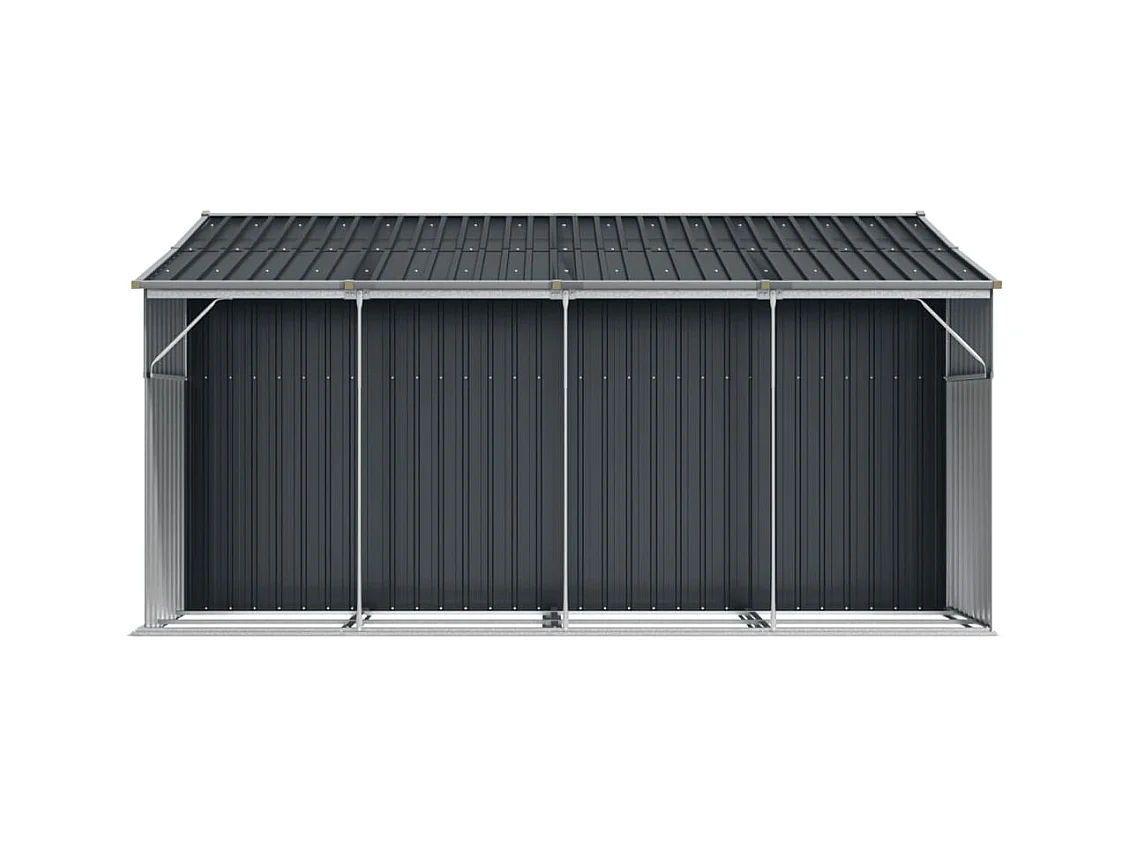 Lakeville  Abri de jardin anthracite 277x365,5x179 cm acier galvanisé