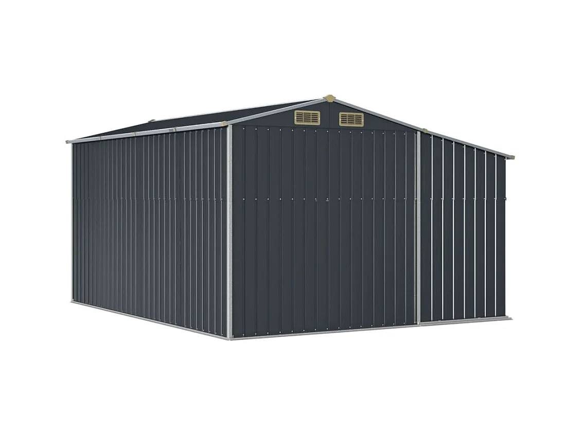 Lakeville  Abri de jardin anthracite 277x365,5x179 cm acier galvanisé