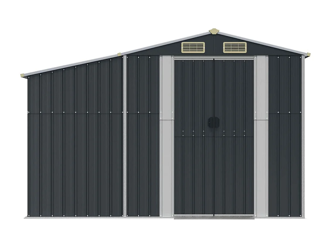 Lakeville  Abri de jardin anthracite 277x365,5x179 cm acier galvanisé