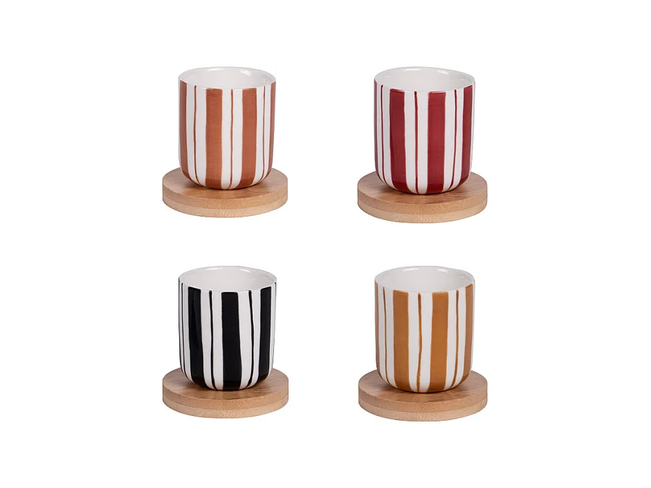 Coffret 4 tasses Singita 10 cl