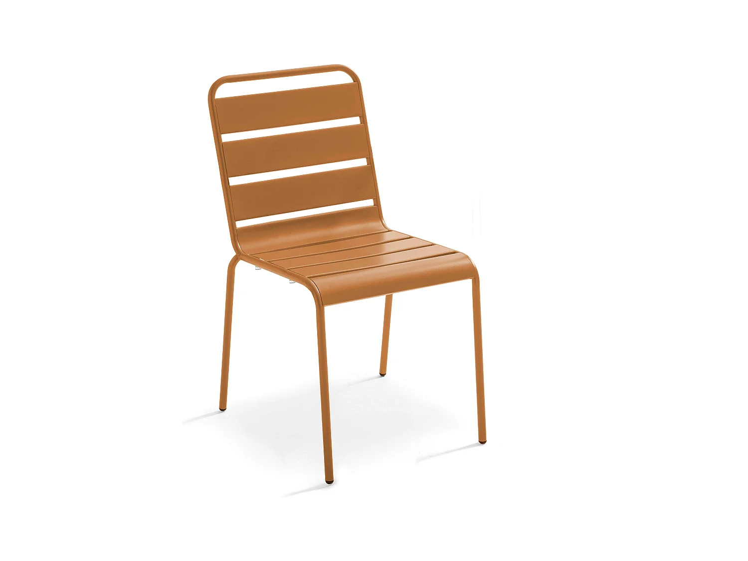 Chaise de jardin en métal caramel - Palavas
