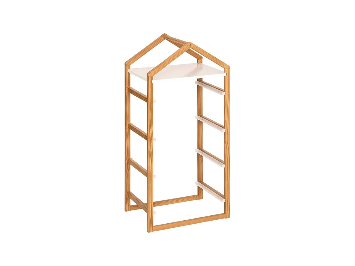 Meuble de Rangement 4 Bacs "Bako" 94cm Blanc