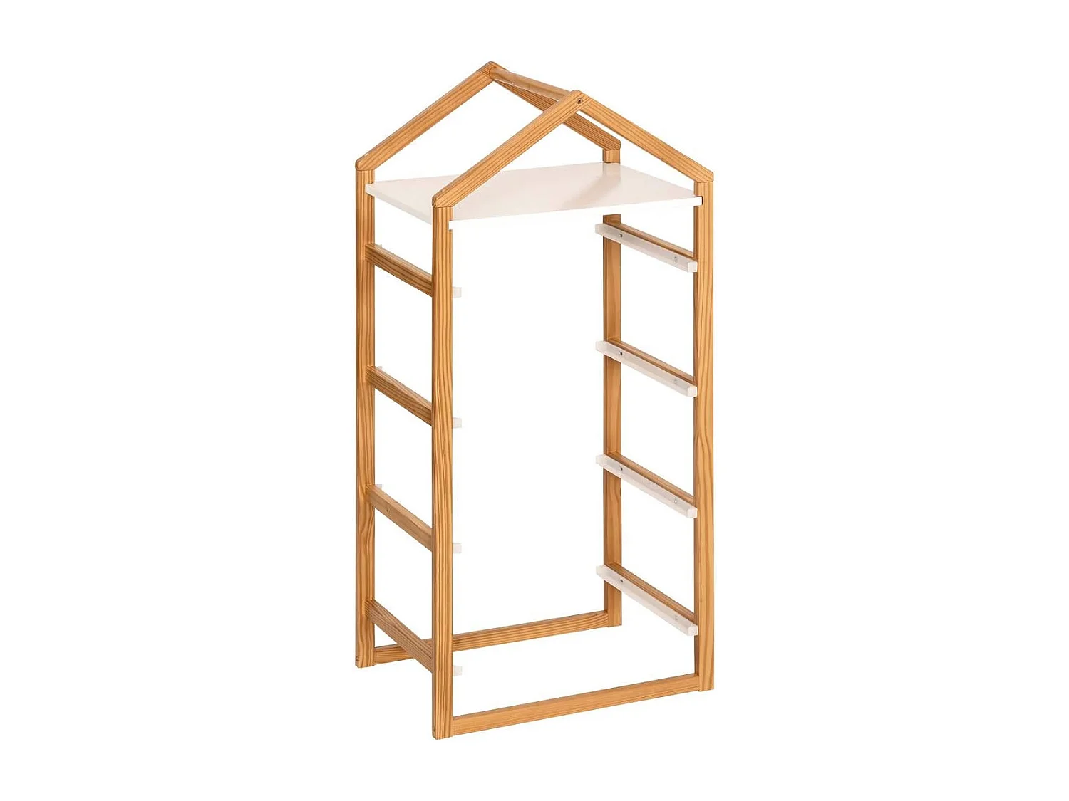 Meuble de Rangement 4 Bacs "Bako" 94cm Blanc