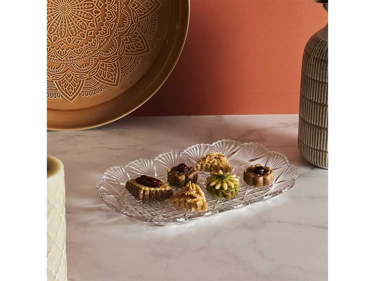 Duo de Bonbonnières sur Plateau en Verre 145cl - ENVIA