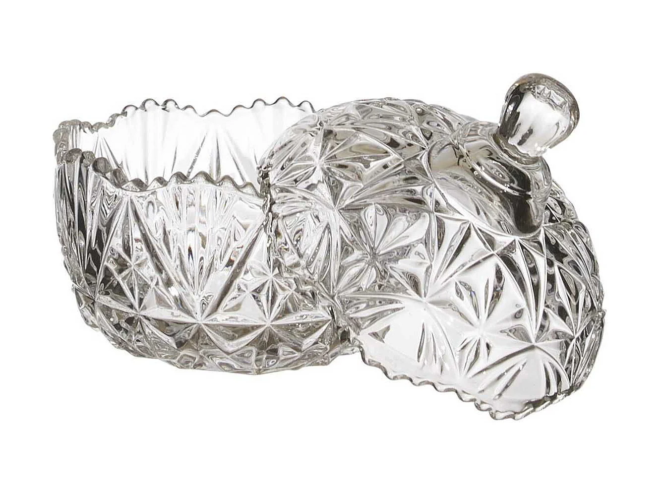 Duo de Bonbonnières sur Plateau en Verre 145cl - ENVIA