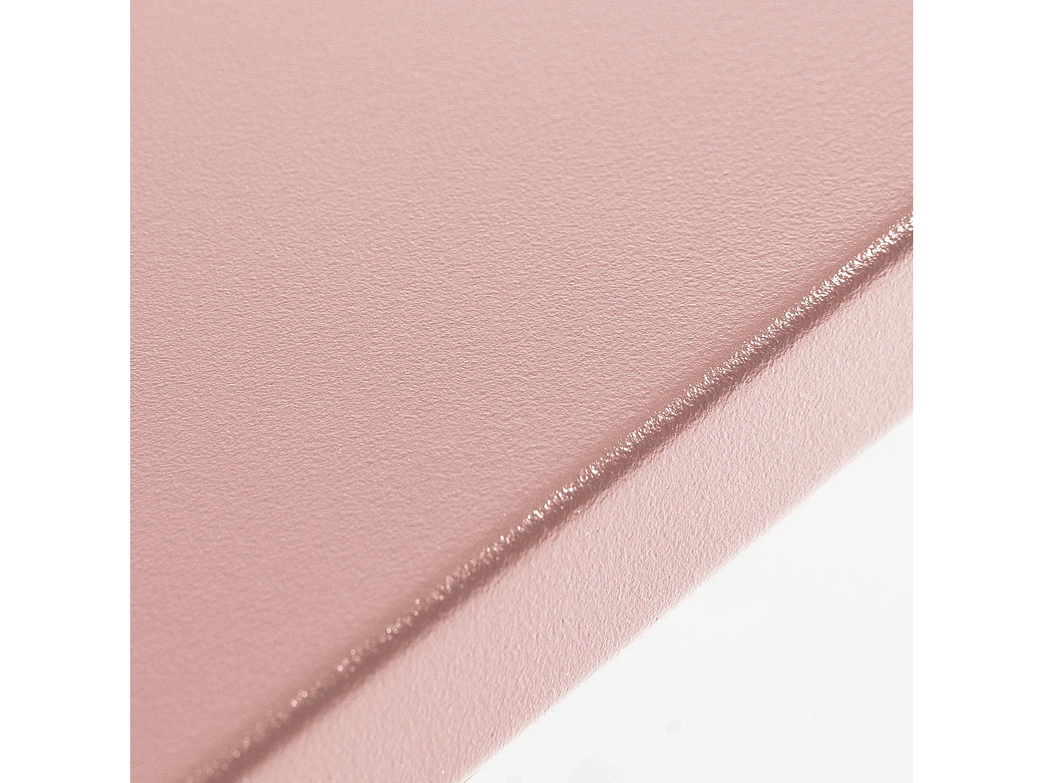 Table de jardin en acier 120 x 70 cm rose poudré - Palavas