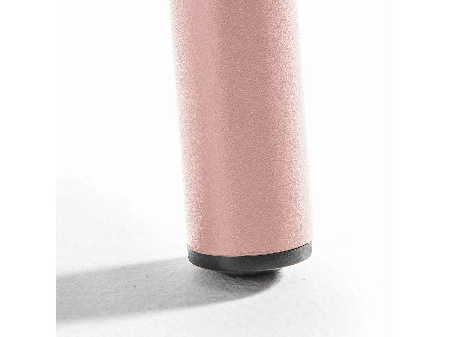 Table de jardin en acier 120 x 70 cm rose poudré - Palavas