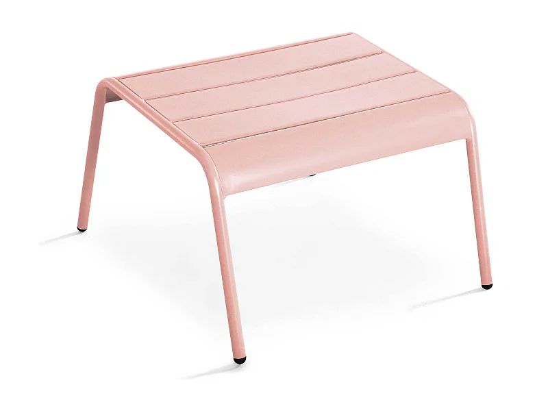 Repose pied en métal rose poudré - Palavas