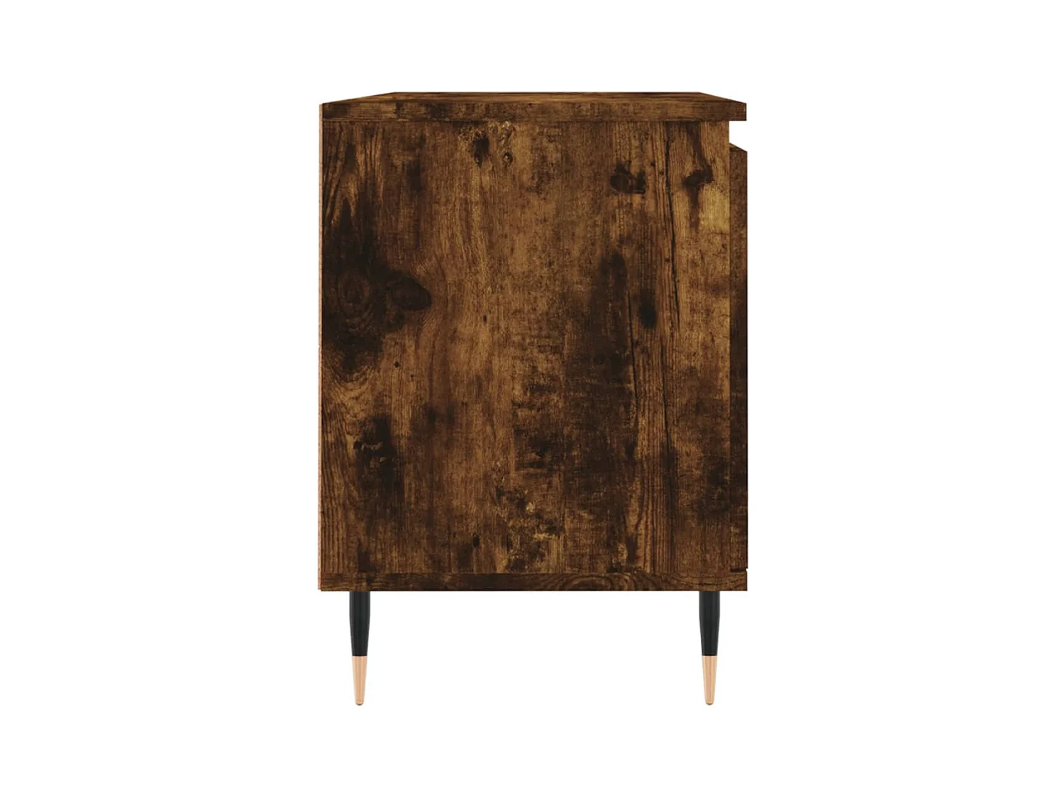 Meuble TV multimédia étagère bois marron 104 x 35 x 50 cm 02_0027314