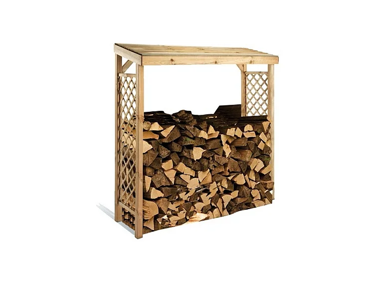 Bûcher 1.96 m3 - 1.8x0.64 m - H.1.8 m - Traité - DREW1 - ALTANKA