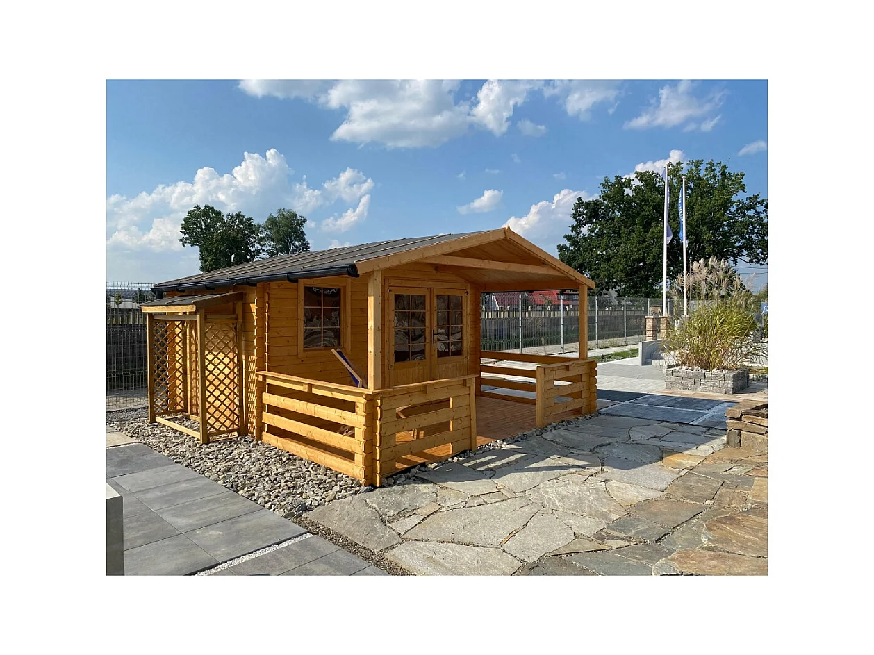 Bûcher 1.96 m3 - 1.8x0.64 m - H.1.8 m - Traité - DREW1 - ALTANKA