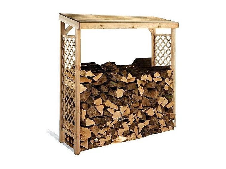 Bûcher 1.96 m3 - 1.8x0.64 m - H.1.8 m - Traité - DREW1 - ALTANKA