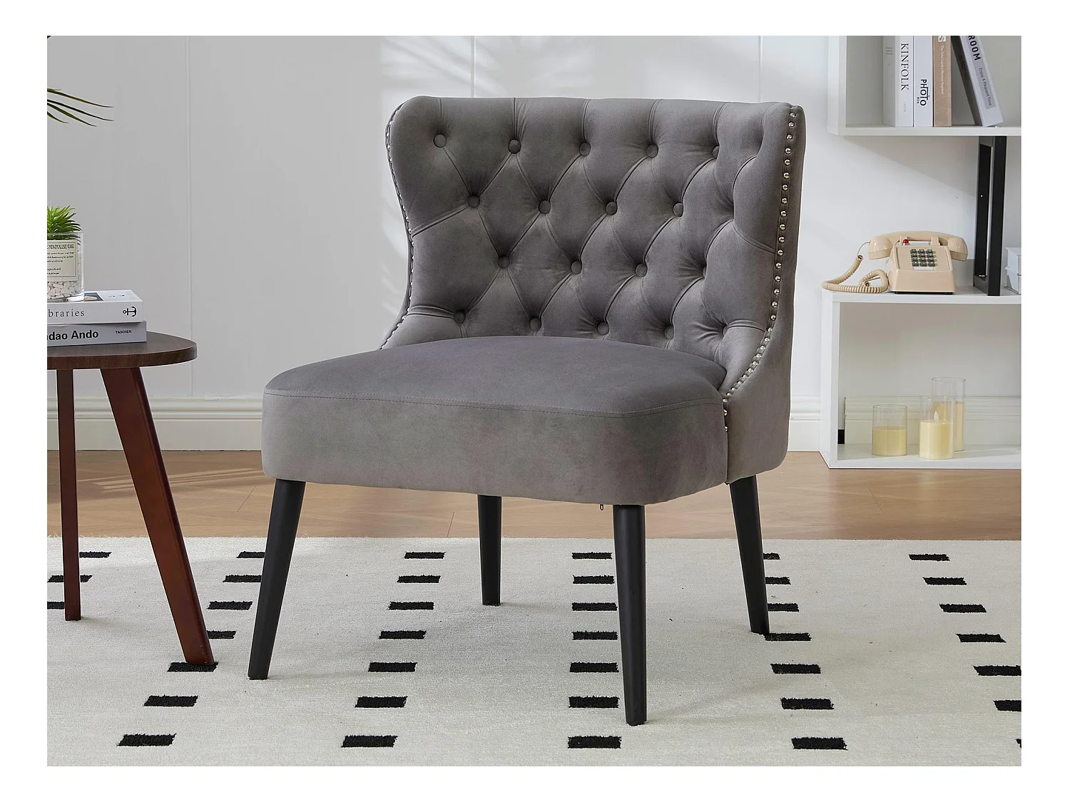 Luxe fluwelen stoel - Comfort en elegantie - Ideaal voor de eetkamer