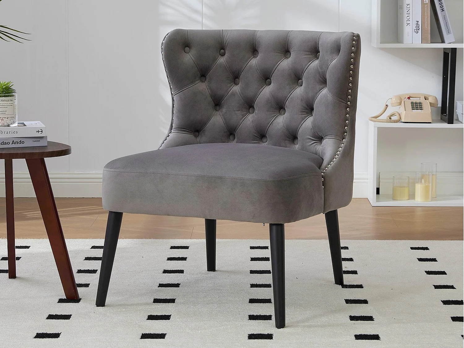 Luxe fluwelen stoel - Comfort en elegantie - Ideaal voor de eetkamer