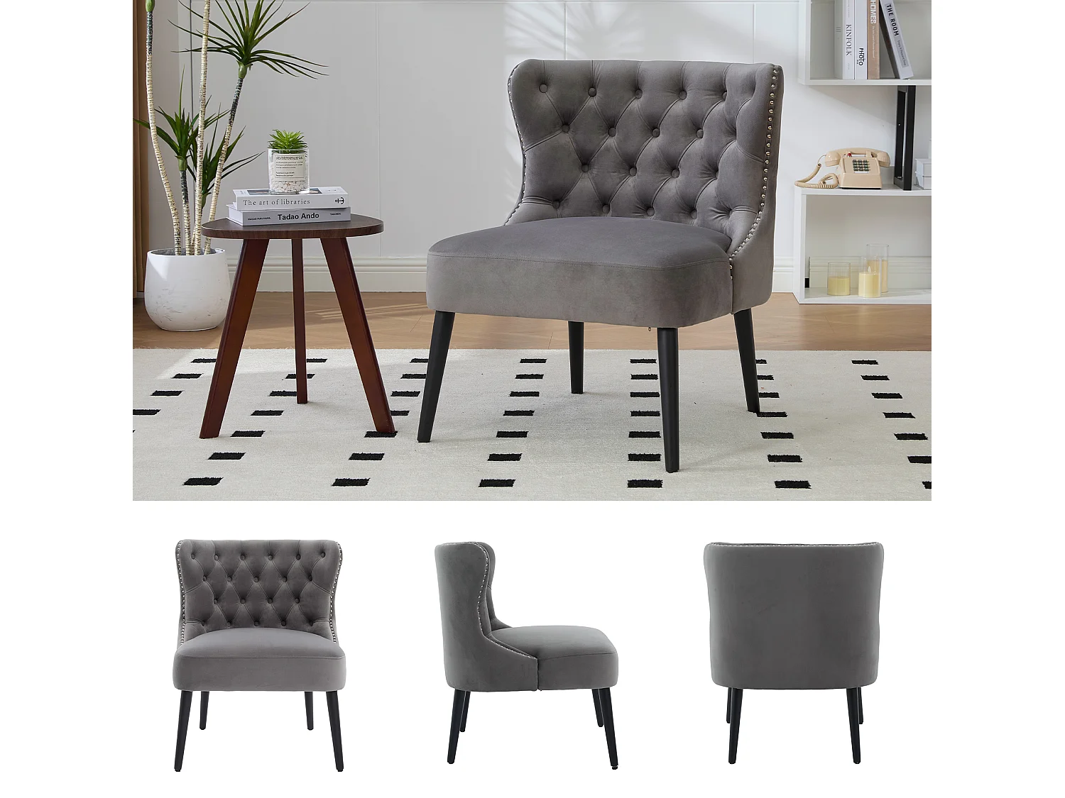 Luxe fluwelen stoel - Comfort en elegantie - Ideaal voor de eetkamer