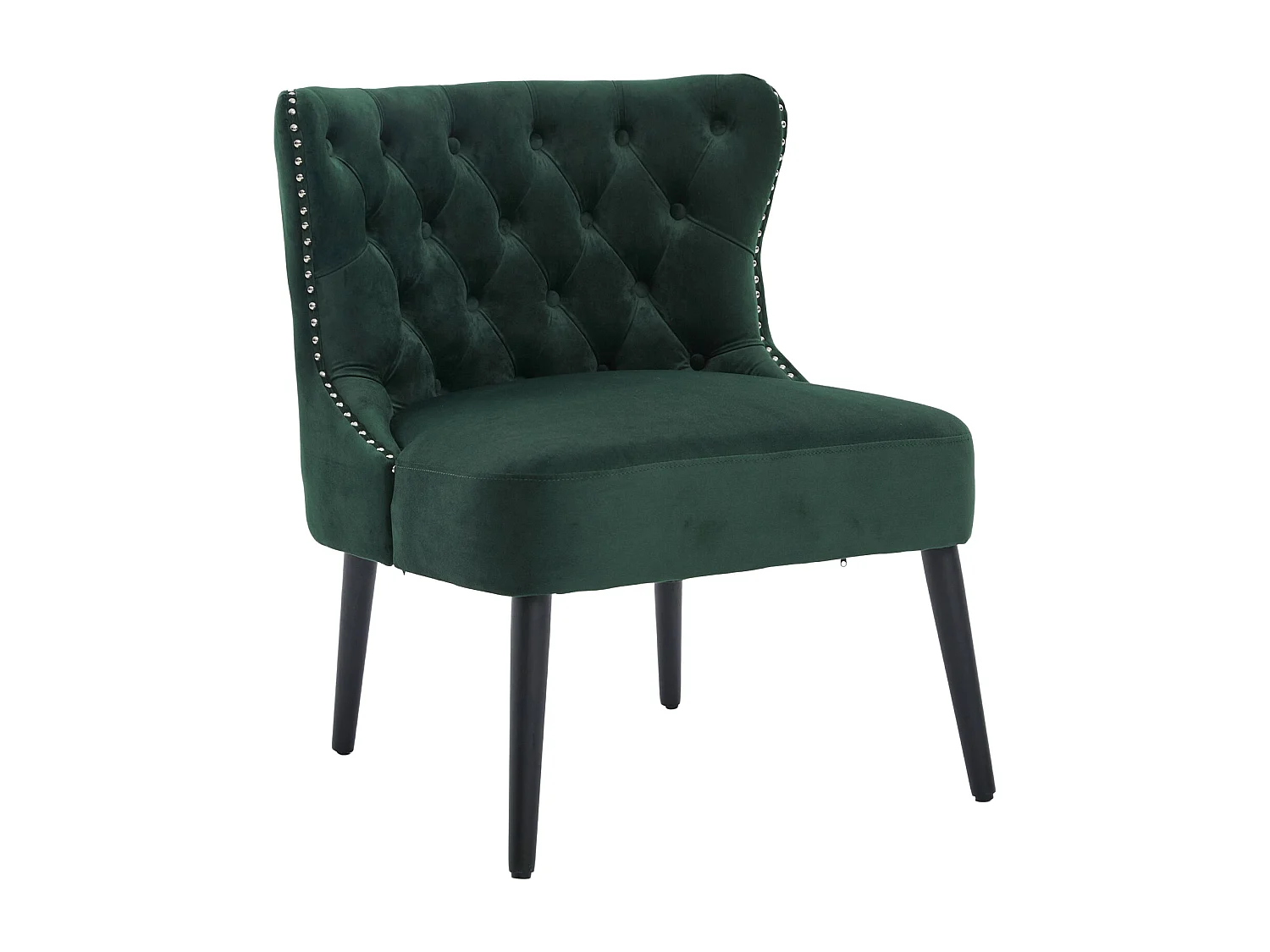 Lot de 2 Chaises de luxe en velours Vert - Confort et élégance - Idéale pour salle à manger