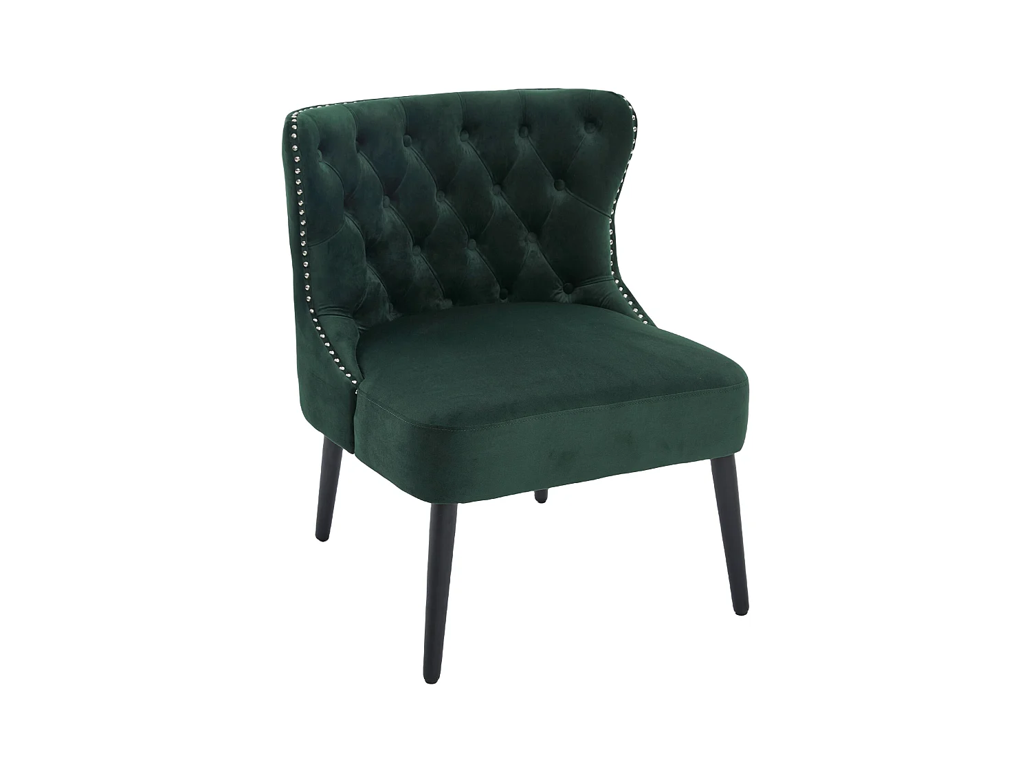 Chaise de luxe en velours Vert - Confort et élégance - Idéale pour salle à manger