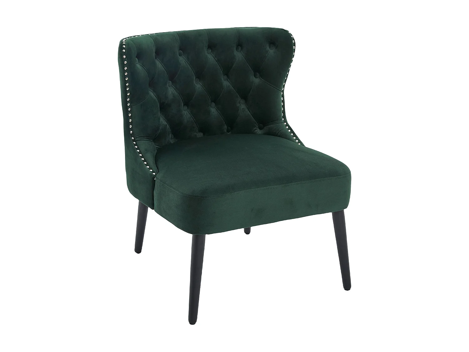 Chaise de luxe en velours Vert - Confort et élégance - Idéale pour salle à manger