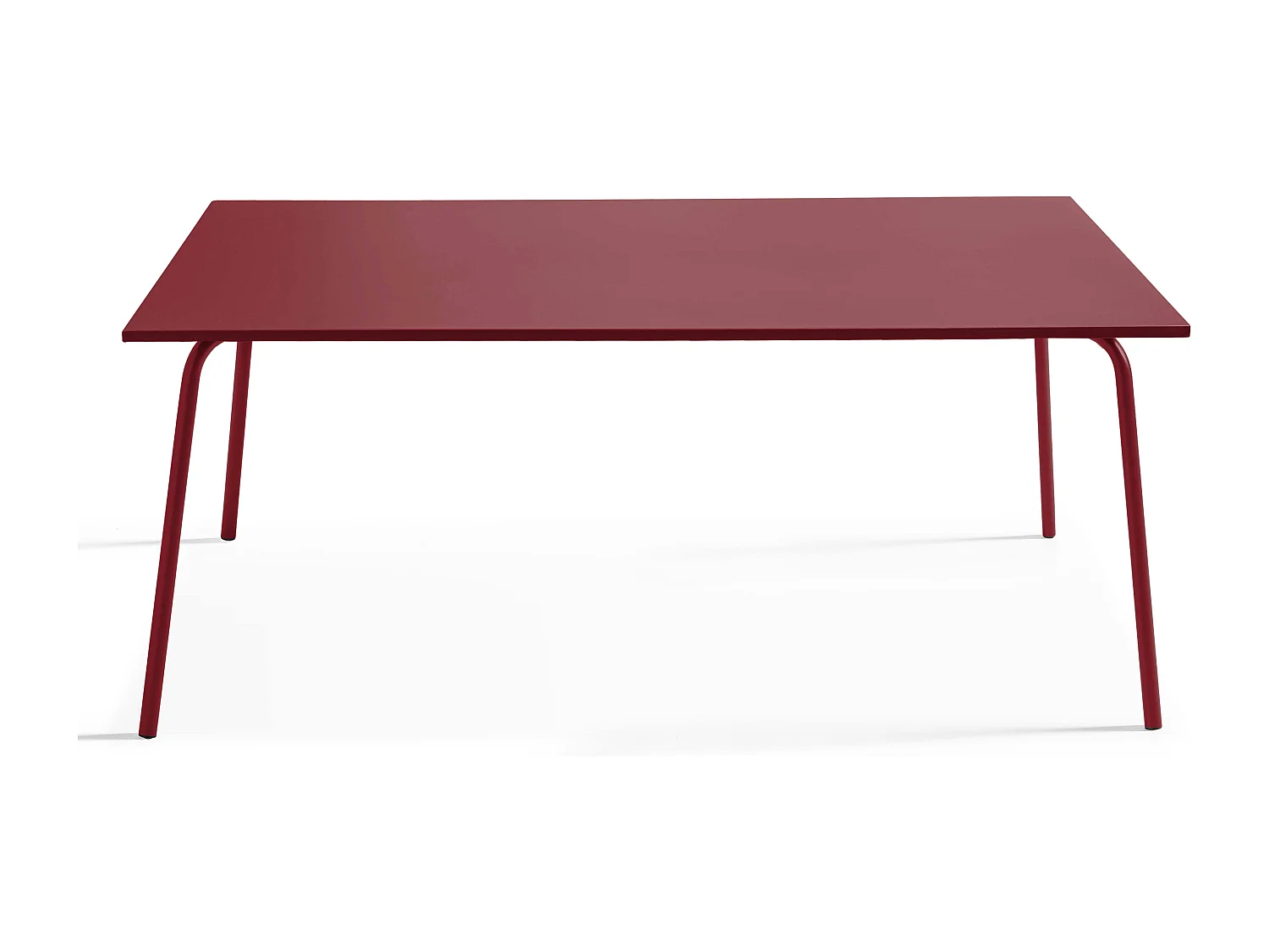 Ensemble table de jardin et 8 fauteuils en métal Pourpre - Palavas