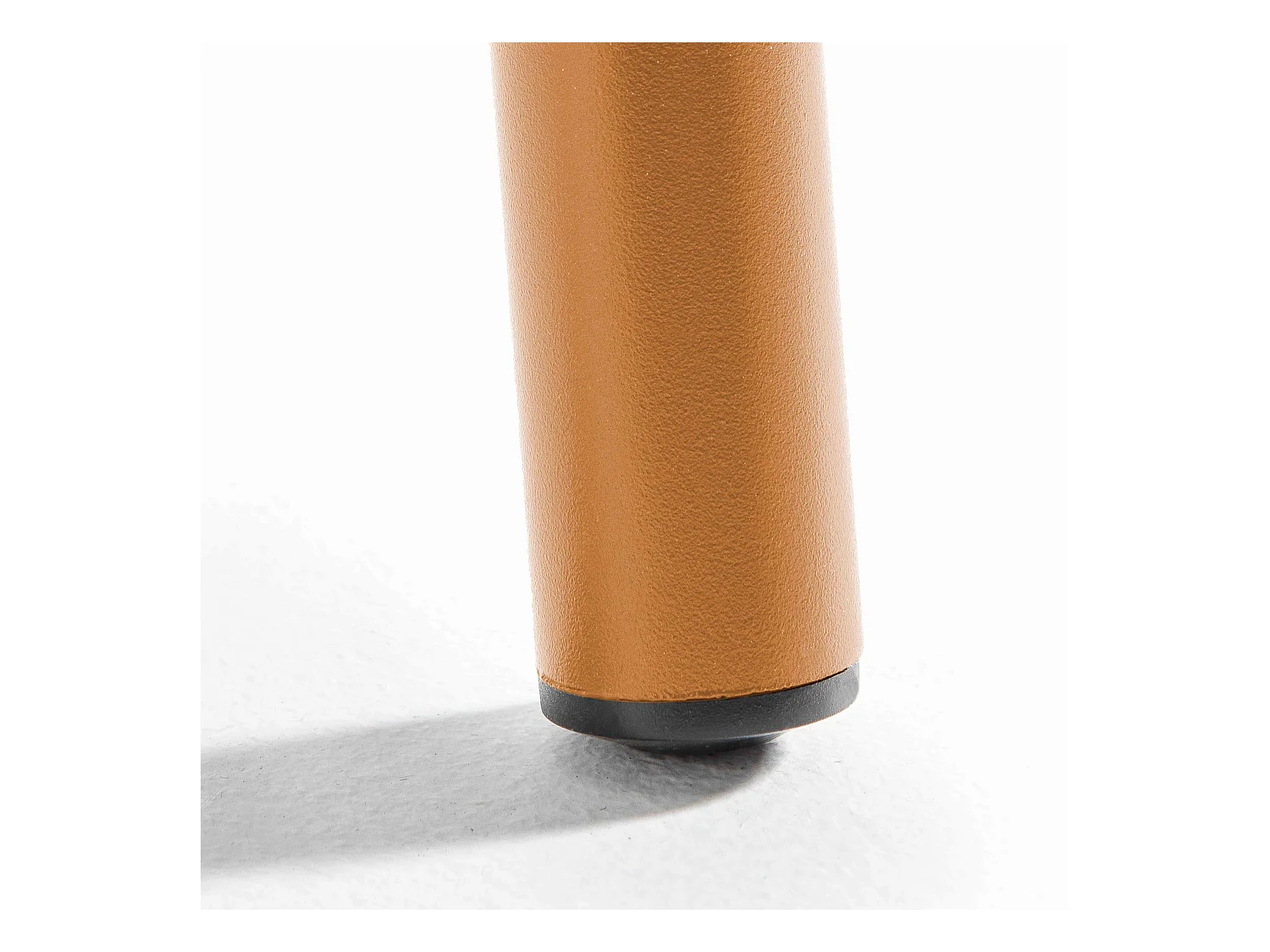 Table de jardin carrée en métal caramel 70cm  - Palavas