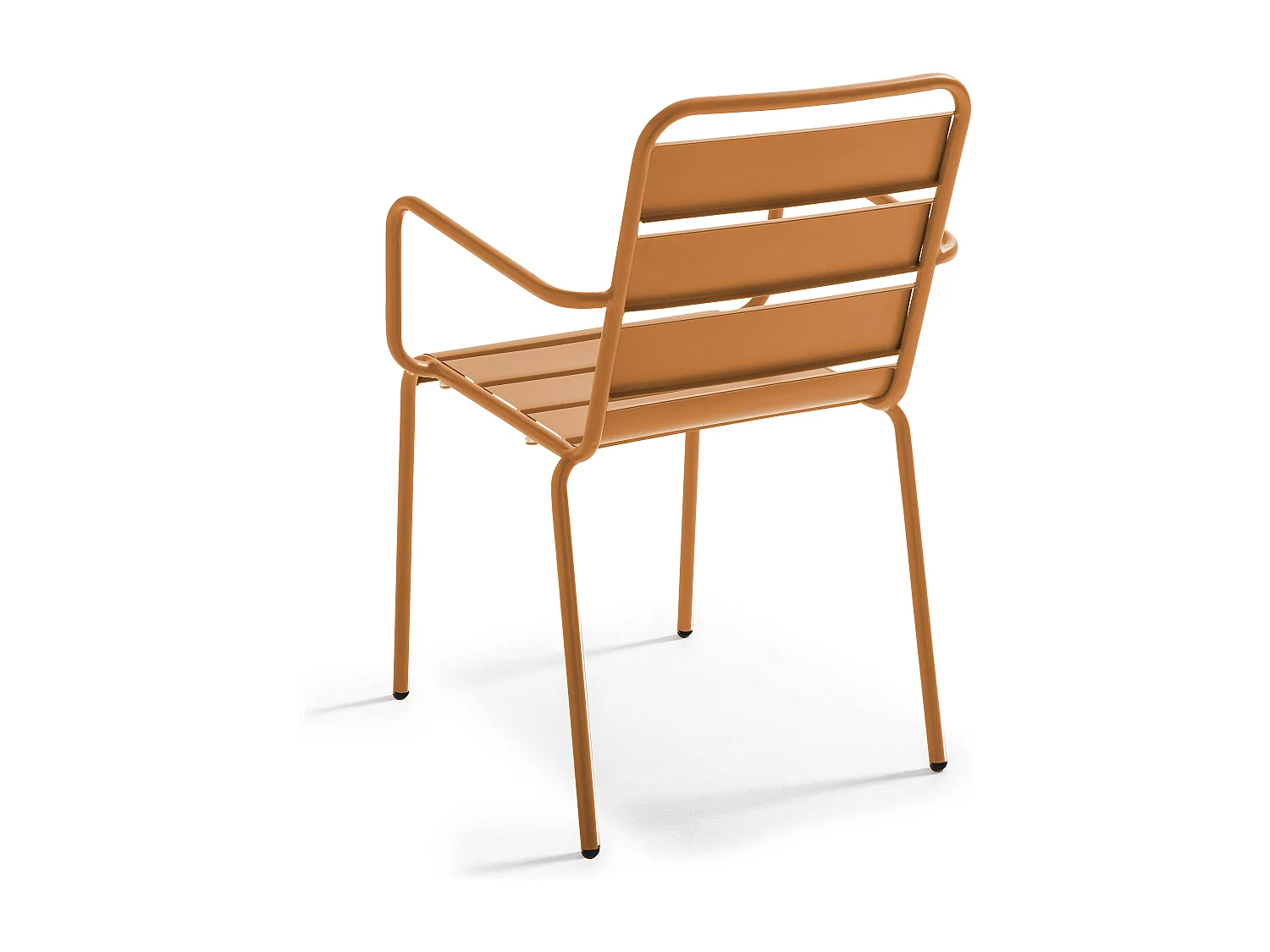 Fauteuil de jardin en métal caramel - Palavas