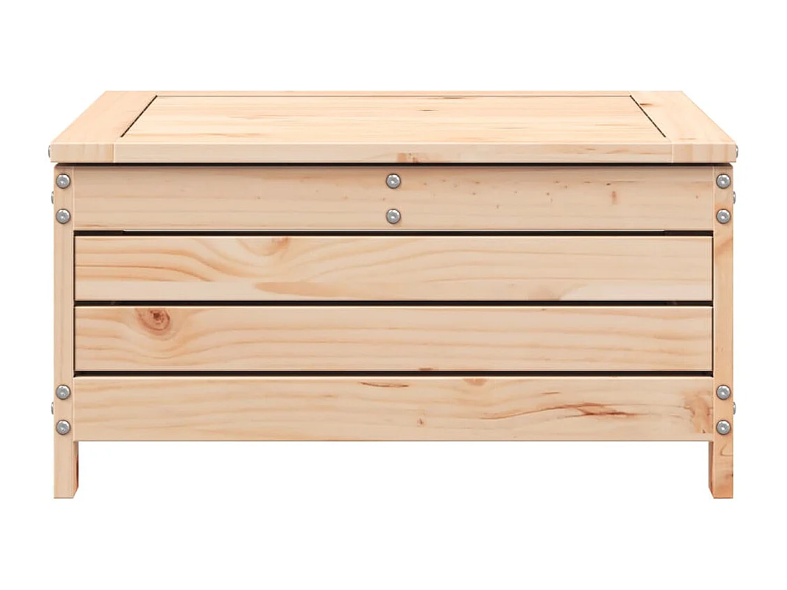 Harper Woods  Repose-pied de jardin 62x63,5x32 cm bois de pin massif