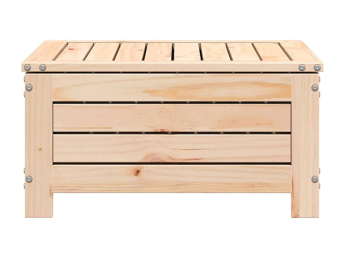 Harper Woods  Repose-pied de jardin 62x63,5x32 cm bois de pin massif