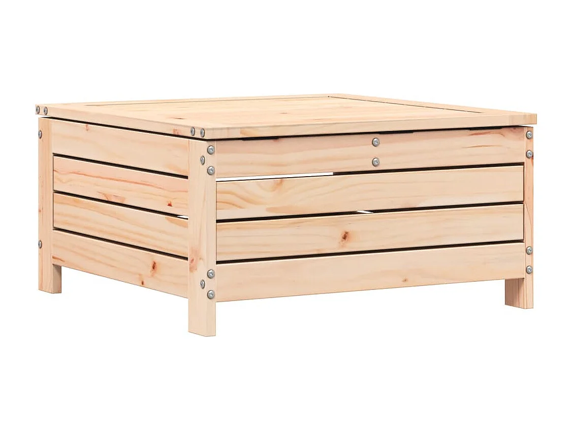 Harper Woods  Repose-pied de jardin 62x63,5x32 cm bois de pin massif