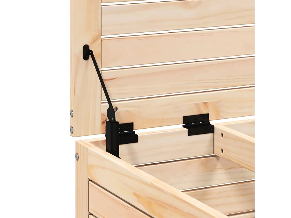 Harper Woods  Repose-pied de jardin 62x63,5x32 cm bois de pin massif