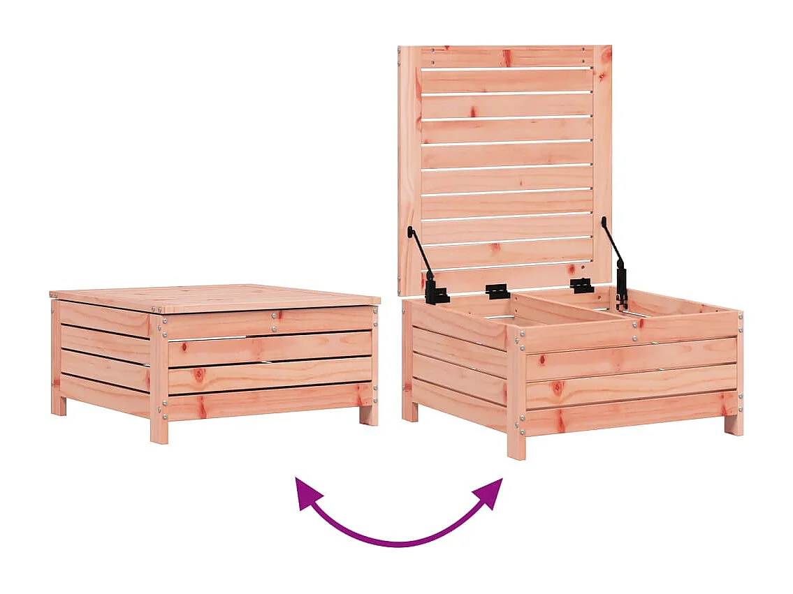 Harper Woods  Tuinvoetenbank 62x63,5x32 cm massief douglashout