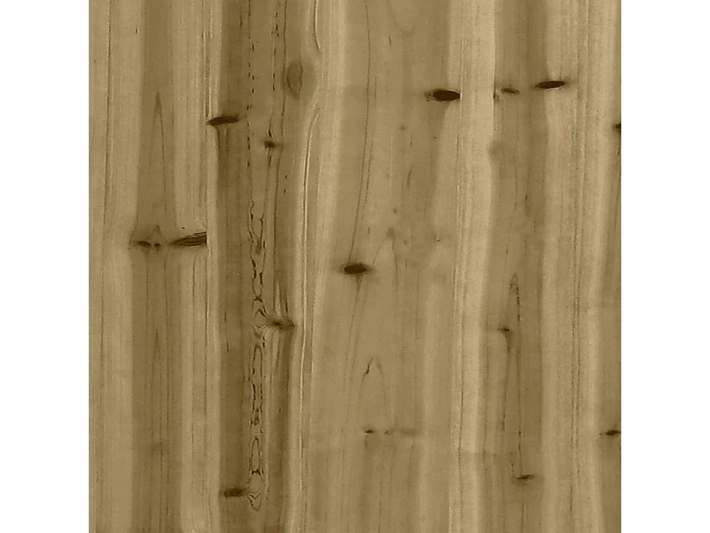 Harper Woods  Taburete de jardín madera de pino impregnada 62x63,5x32 cm