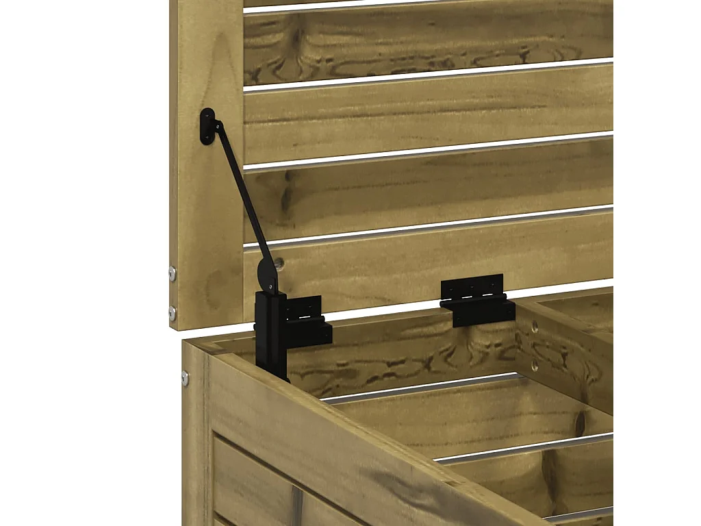 Harper Woods  Repose-pied de jardin 62x63,5x32 cm bois de pin imprégné