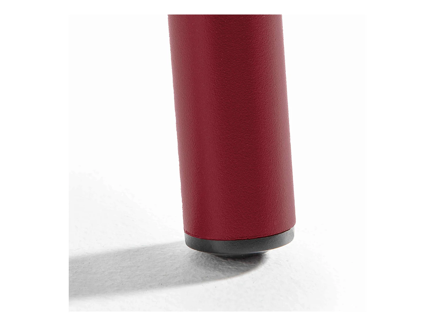 Ensemble table de jardin et 6 chaises en métal pourpre - Palavas