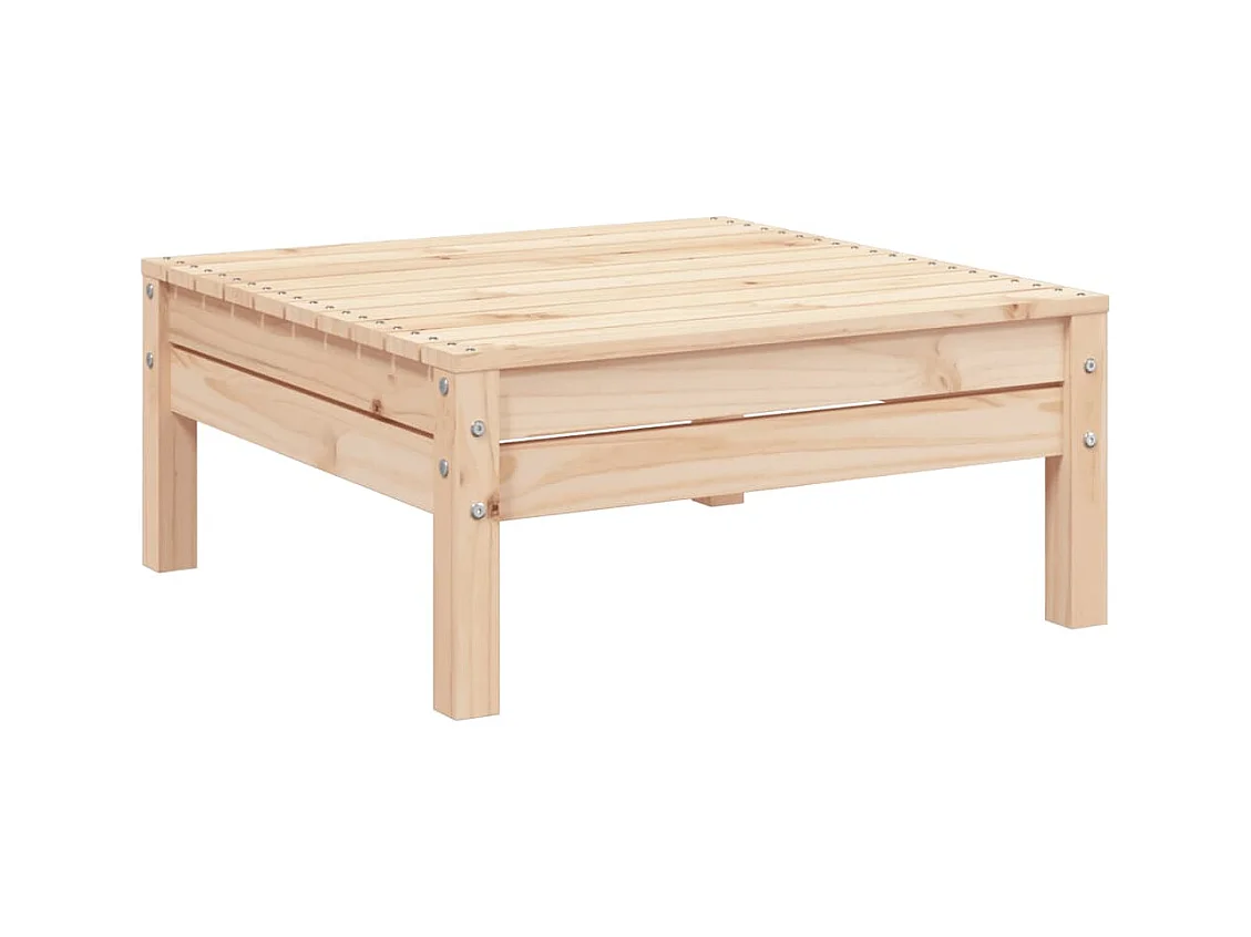 Lenny  Repose-pied de jardin bois de pin massif