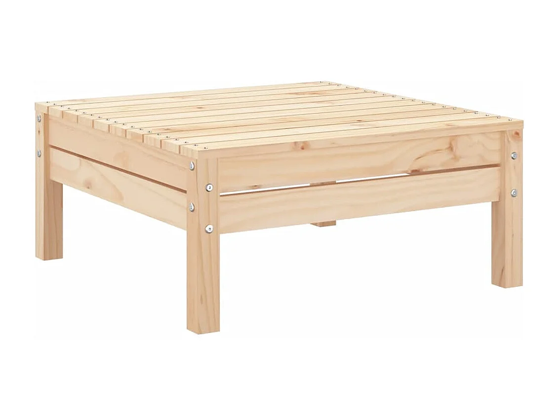 Lenny  Repose-pied de jardin bois de pin massif