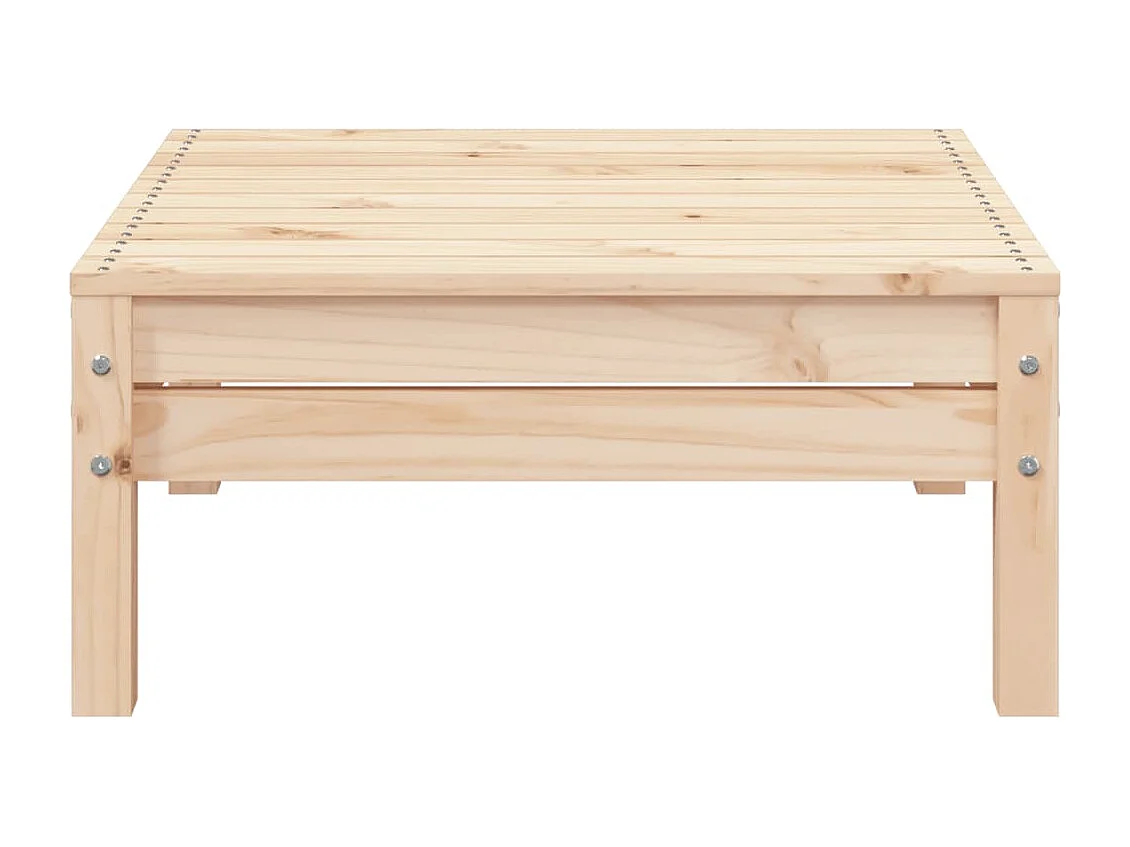 Lenny  Repose-pied de jardin bois de pin massif