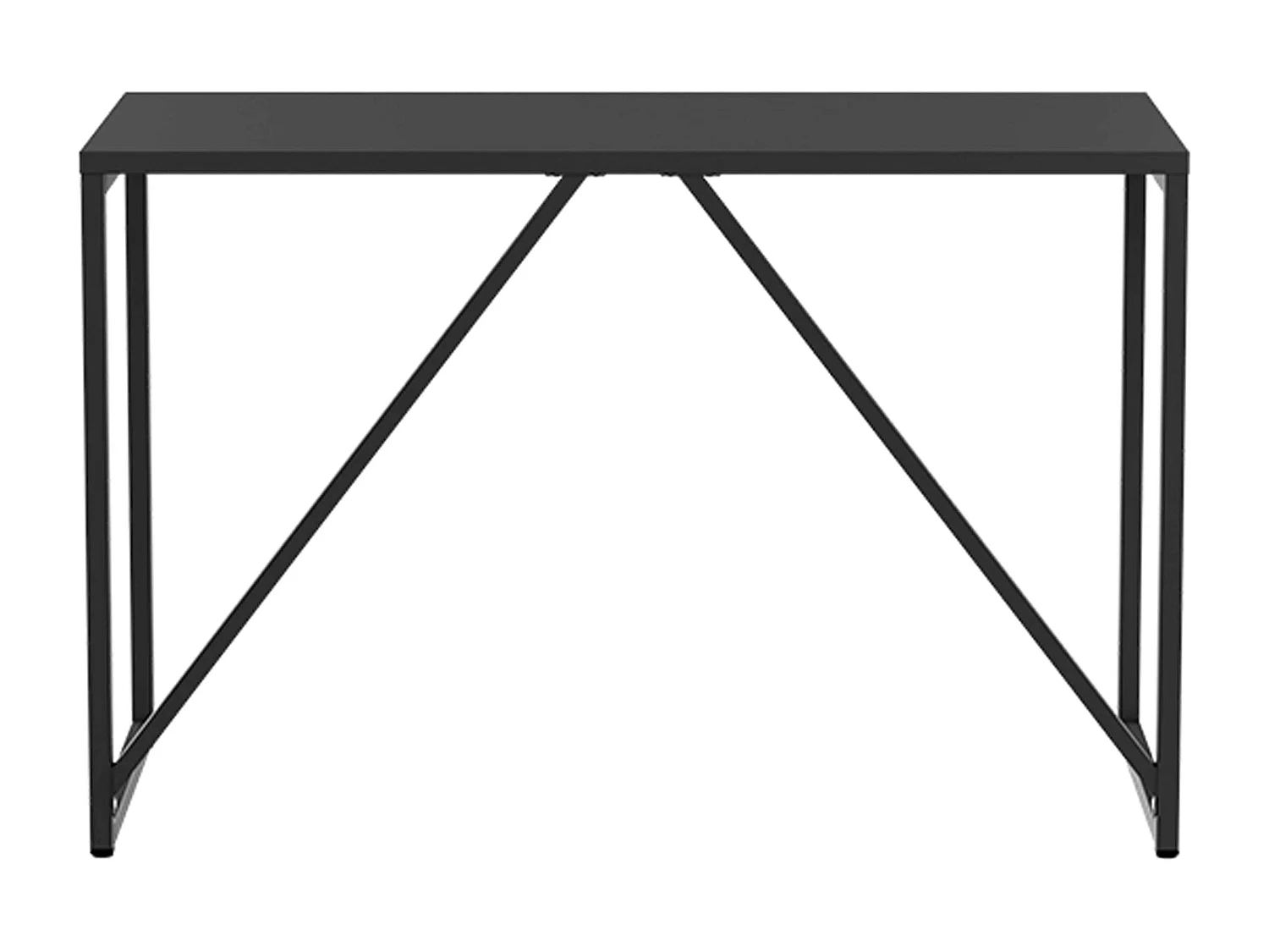 Bureau moderne L120 cm en métal noir