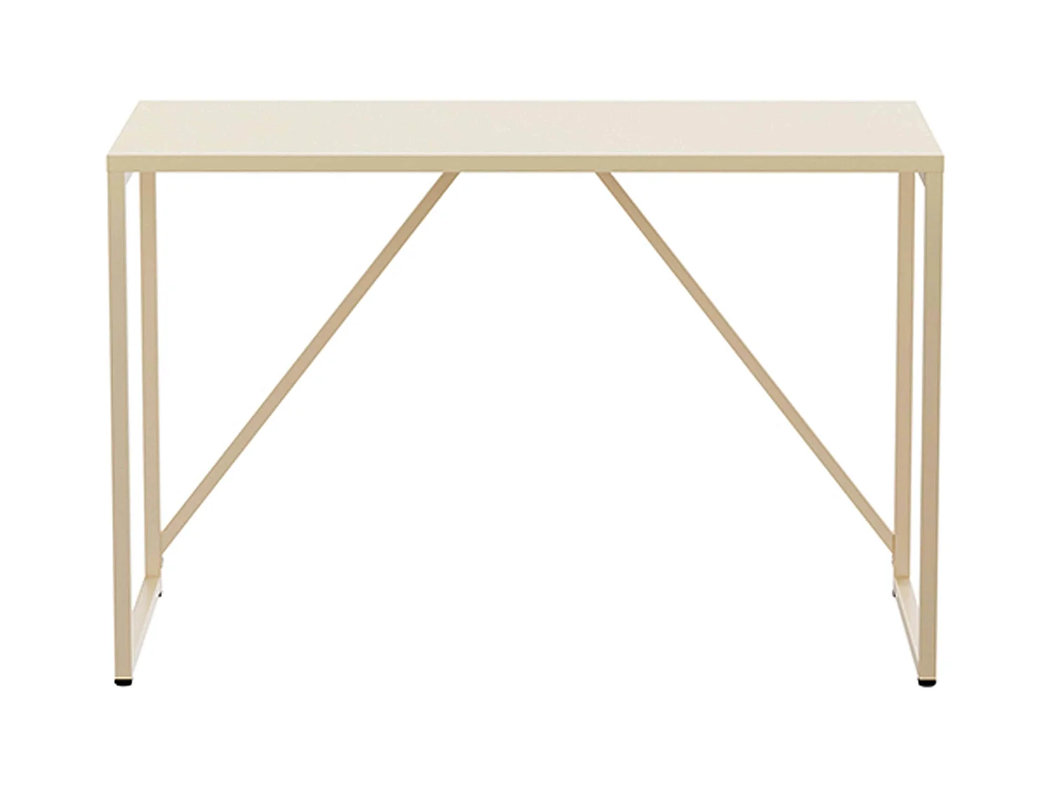 Modern bureau L120 cm van ecru metaal