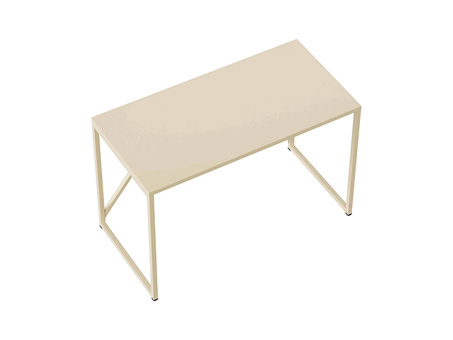 Modern bureau L120 cm van ecru metaal