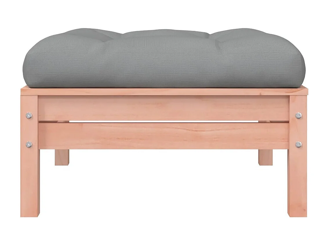 Sparks  Repose-pied de jardin avec coussin bois massif douglas