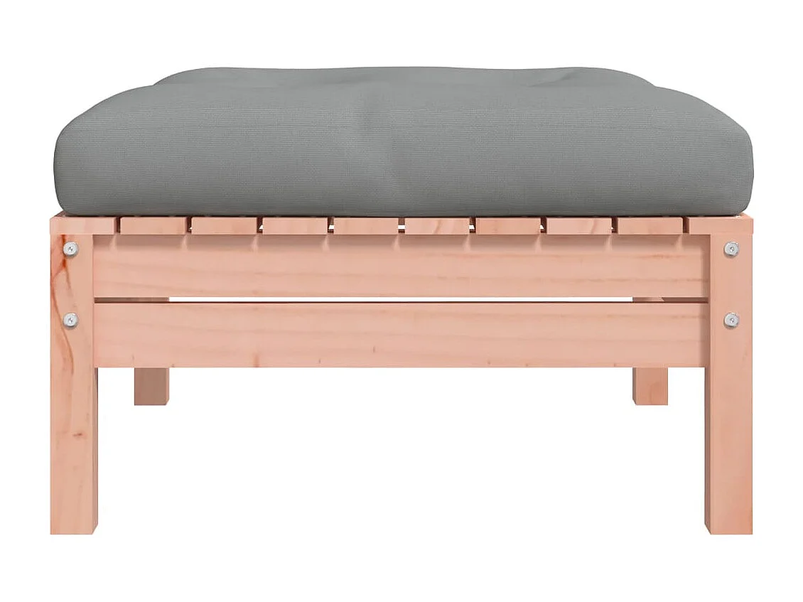 Sparks  Repose-pied de jardin avec coussin bois massif douglas