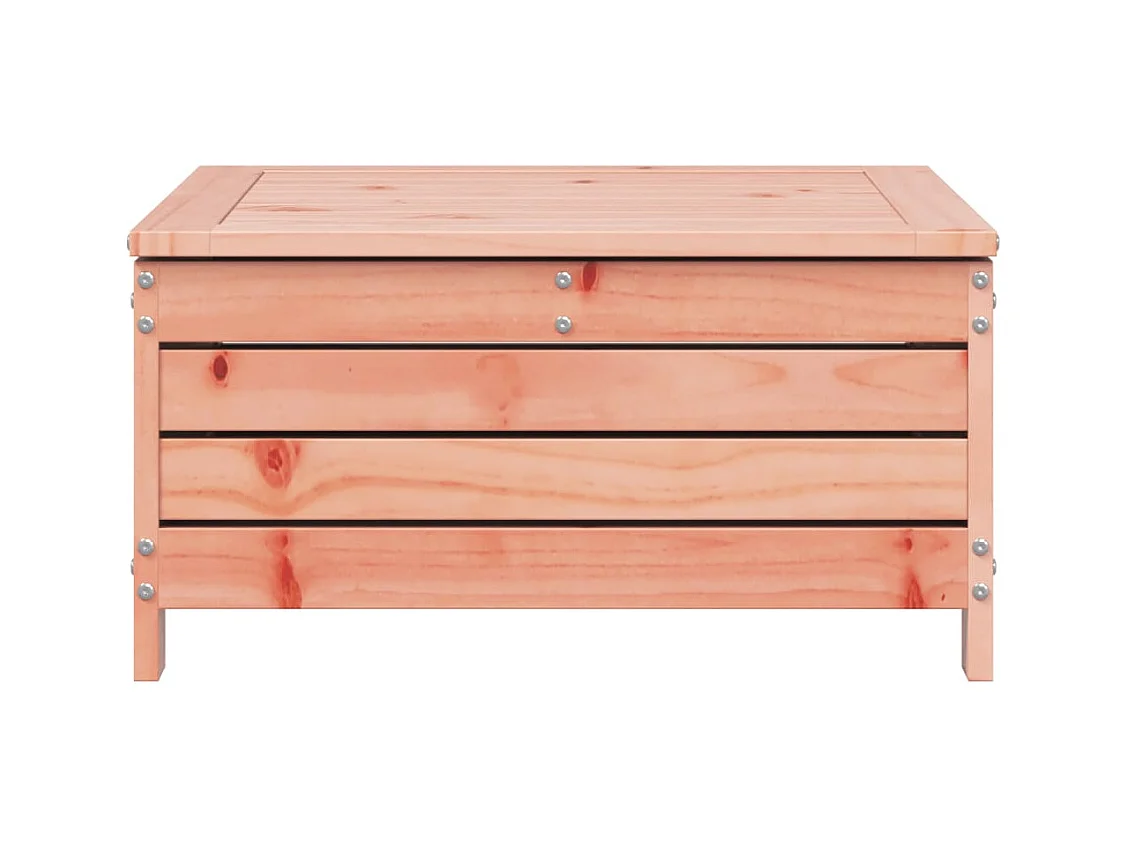 Floran  Repose-pied de jardin avec coussin bois massif douglas