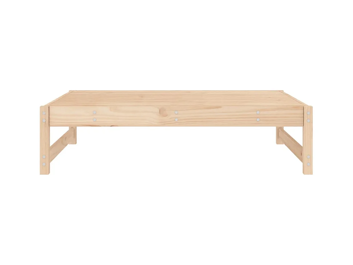 Romar  Taburete de jardín madera maciza de pino 120x80 cm